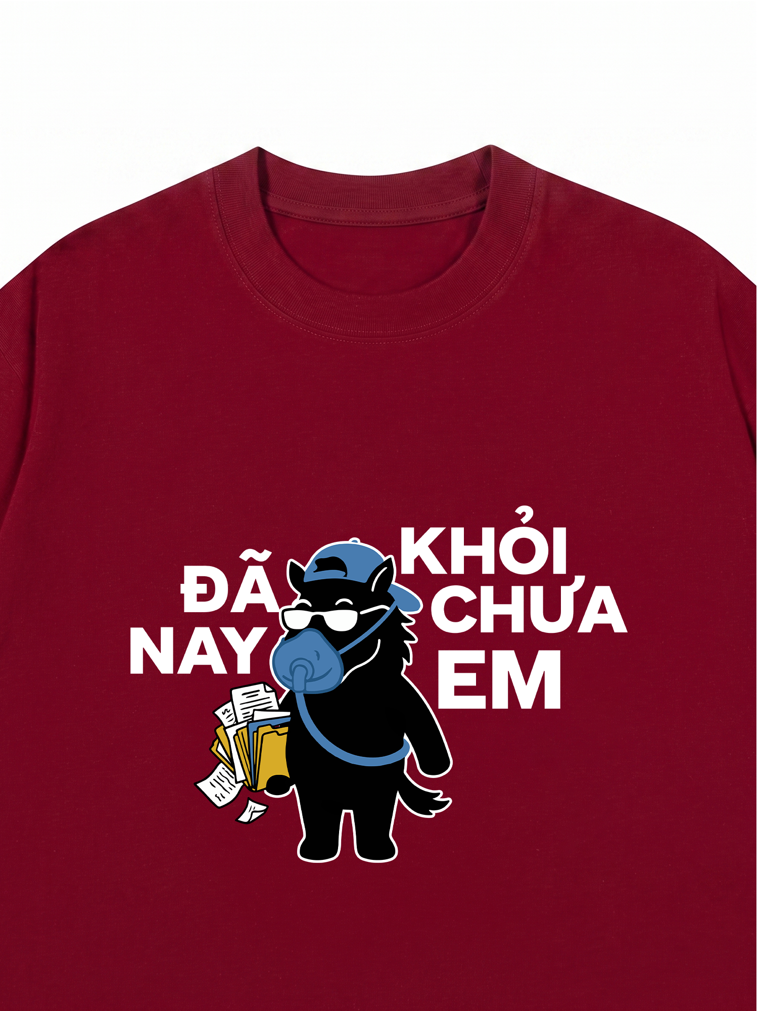 Áo Thun Relaxed Fit Khỏi Chưa Em