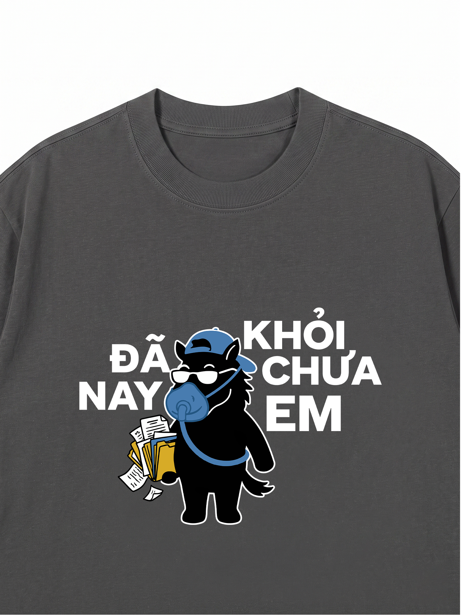 Áo Thun Relaxed Fit Khỏi Chưa Em