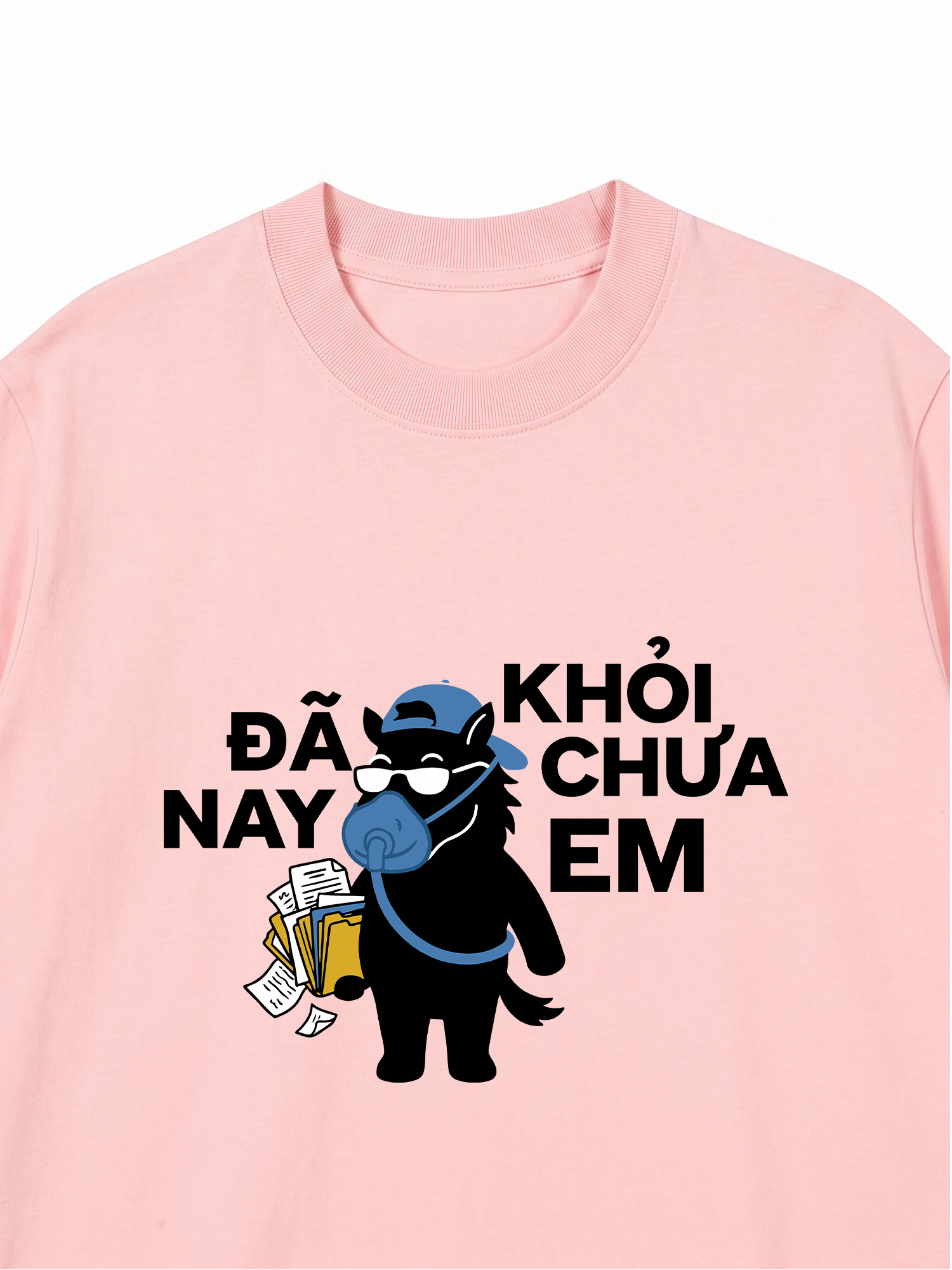 Áo Thun Relaxed Fit Khỏi Chưa Em