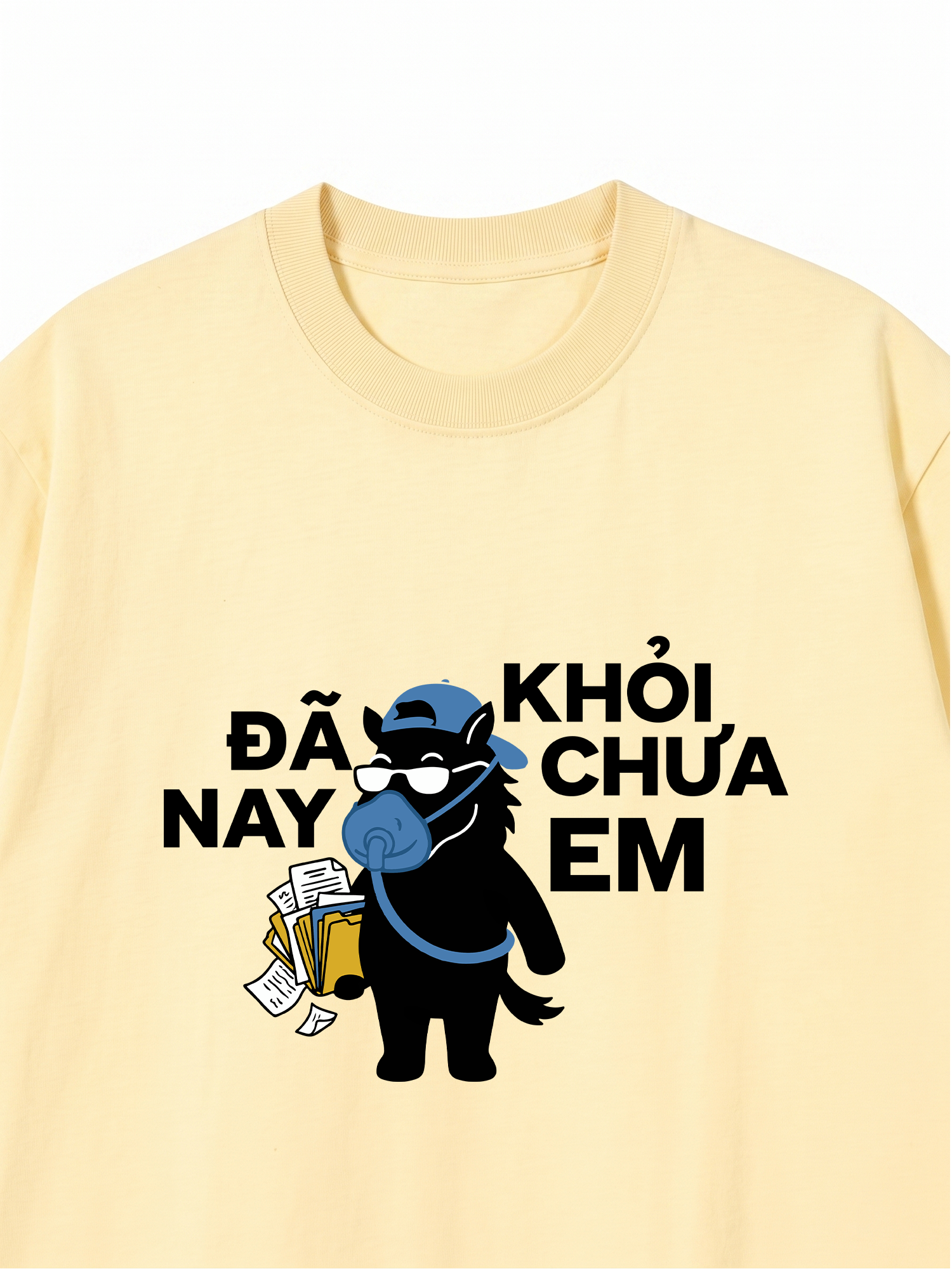 Áo Thun Relaxed Fit Khỏi Chưa Em