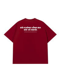 Áo Thun Relaxed Fit Không Bia Đời Vô Nghĩa