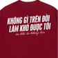 Áo Thun Relaxed Fit Không Gì Làm Khó