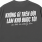 Áo Thun Relaxed Fit Không Gì Làm Khó