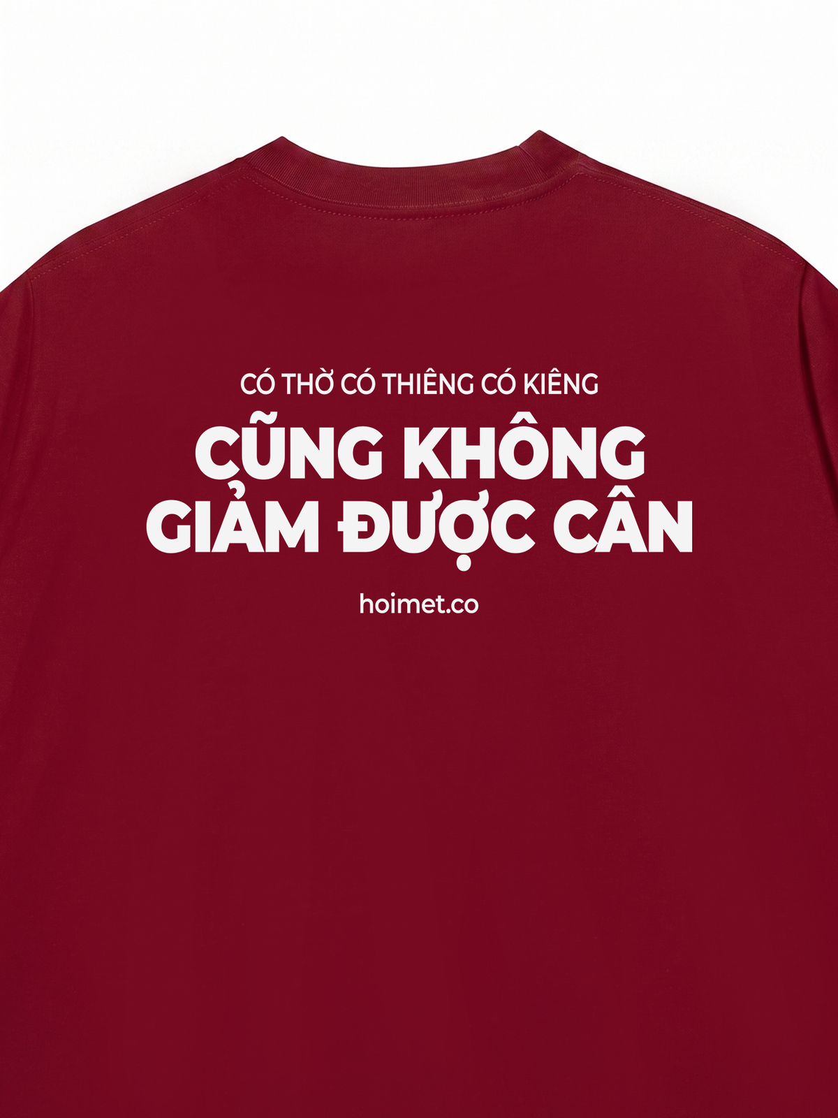 Áo Thun Relaxed Fit Không Giảm Được Cân
