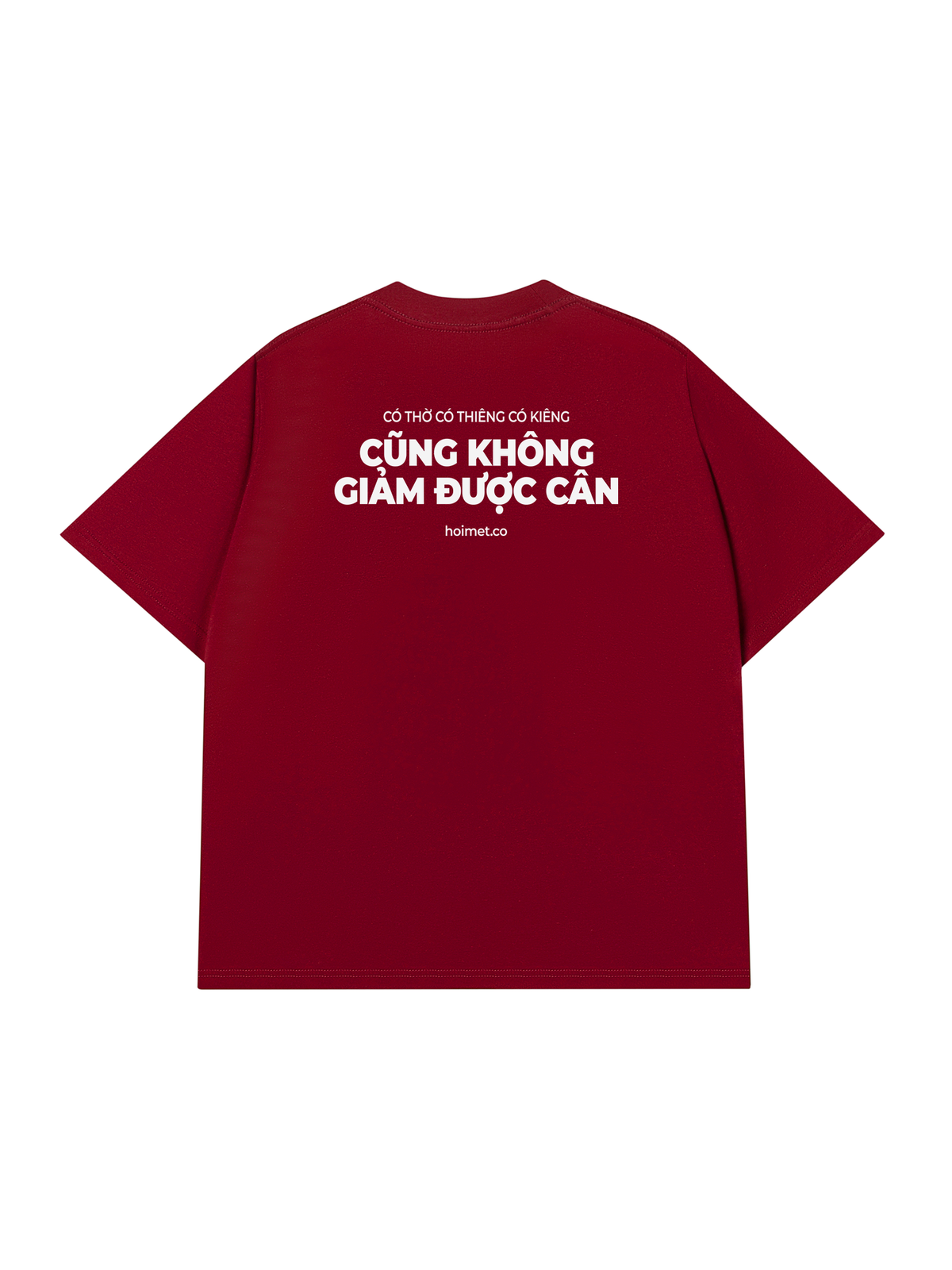 Áo Thun Relaxed Fit Không Giảm Được Cân