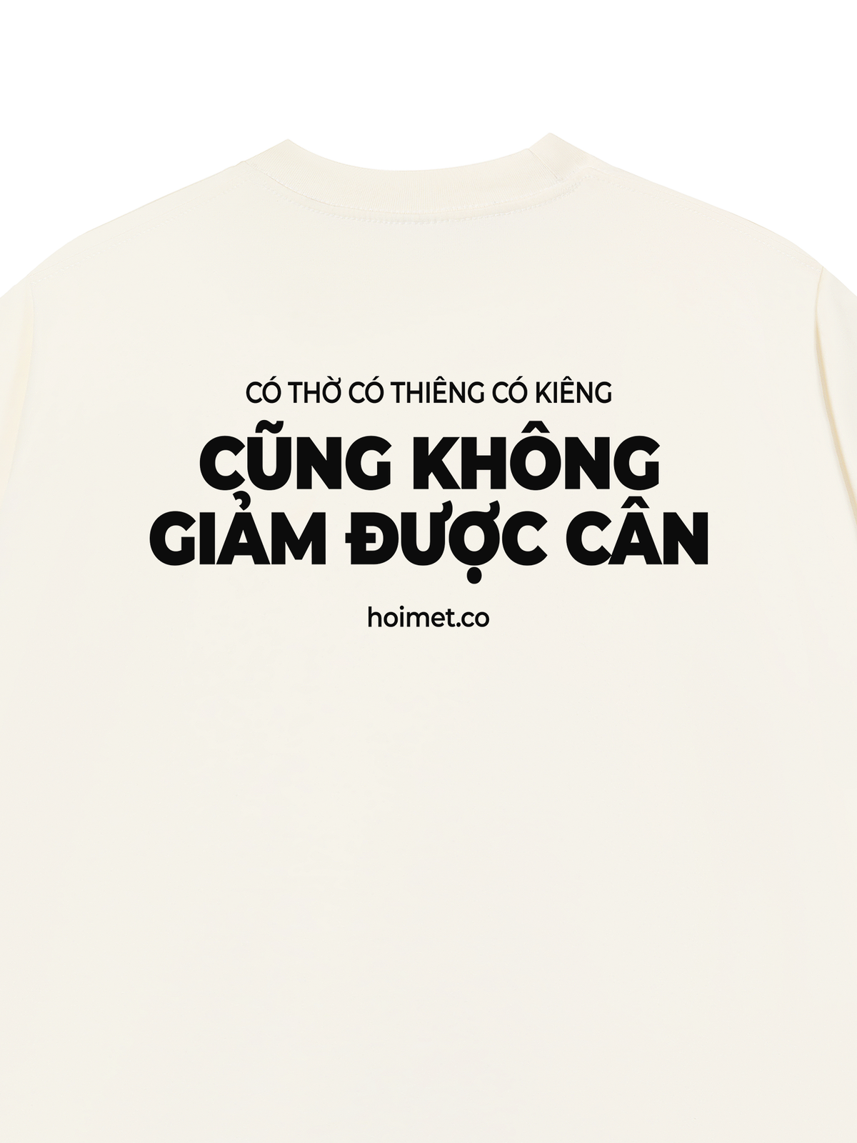 Áo Thun Relaxed Fit Không Giảm Được Cân