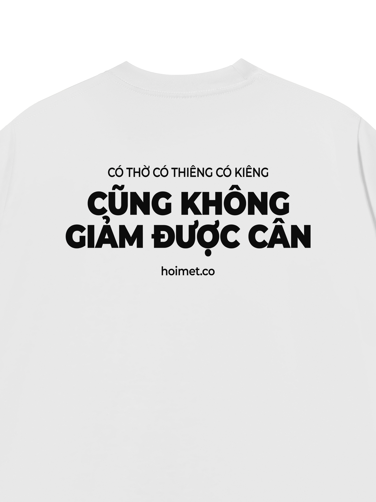 Áo Thun Relaxed Fit Không Giảm Được Cân
