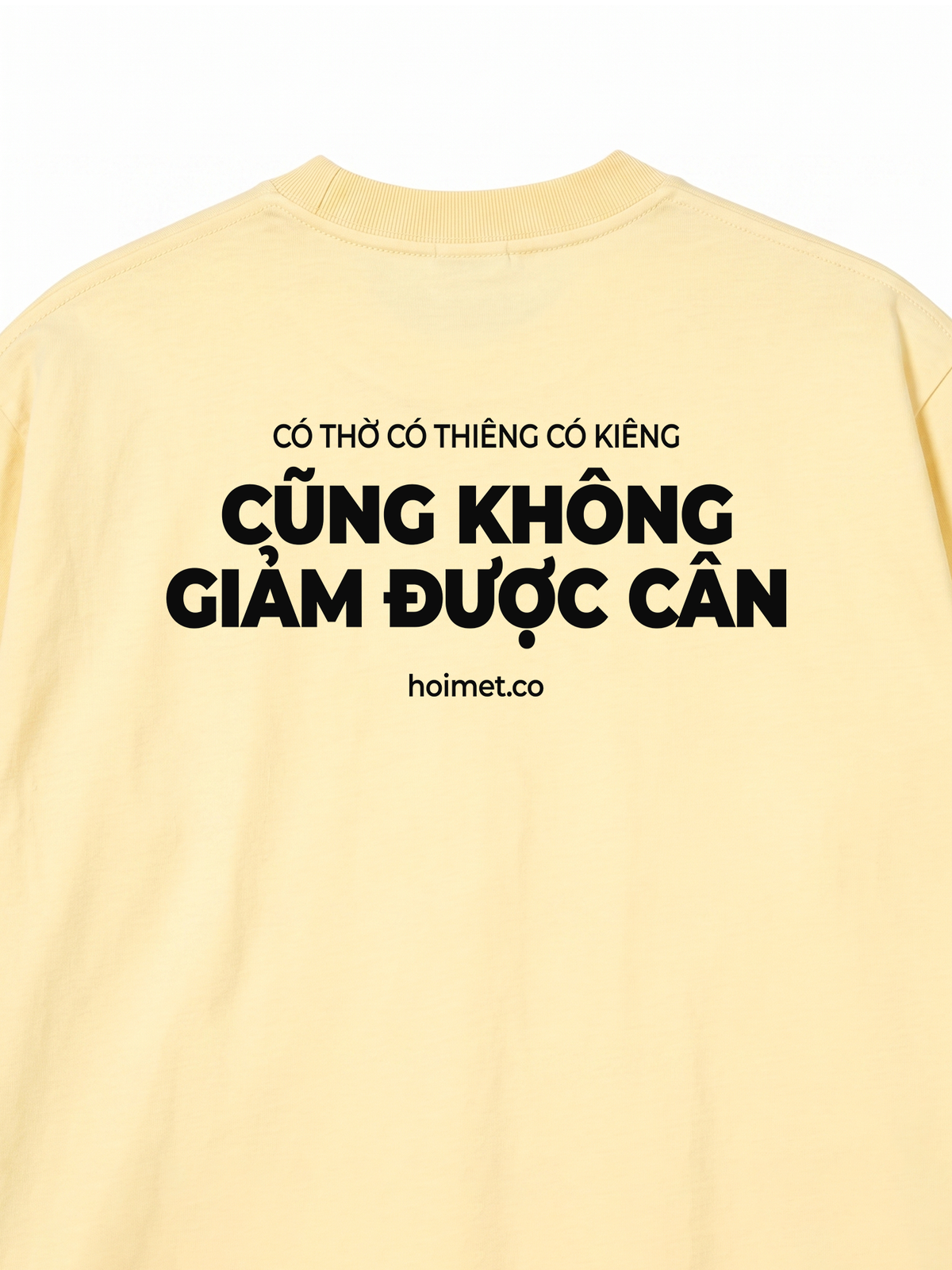 Áo Thun Relaxed Fit Không Giảm Được Cân