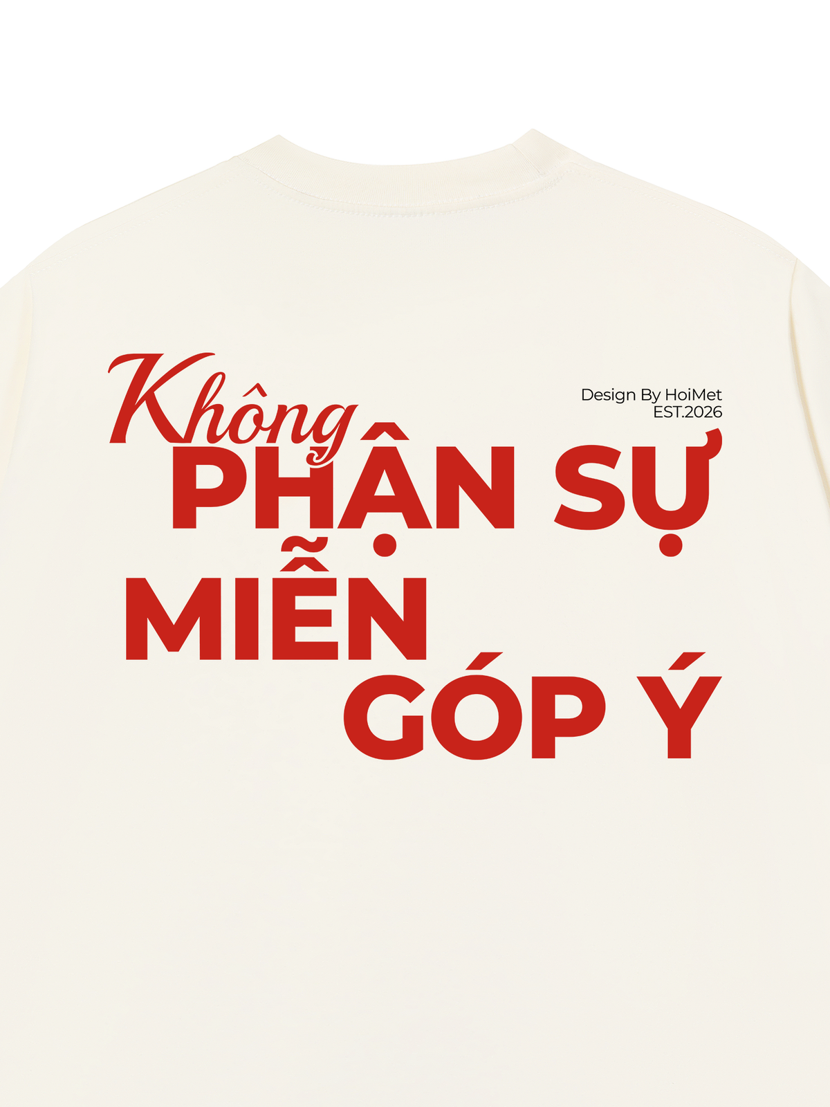 Áo Thun Relaxed Fit Không Phận Sự