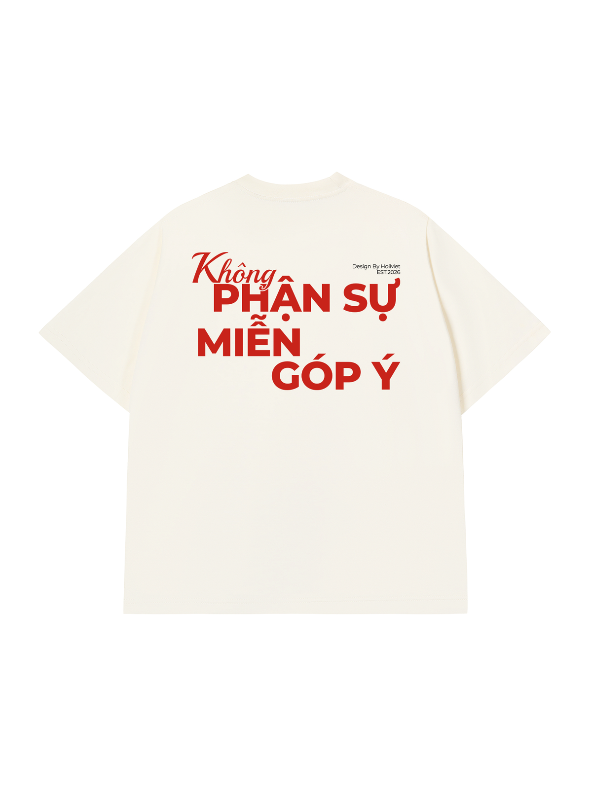 Áo Thun Relaxed Fit Không Phận Sự