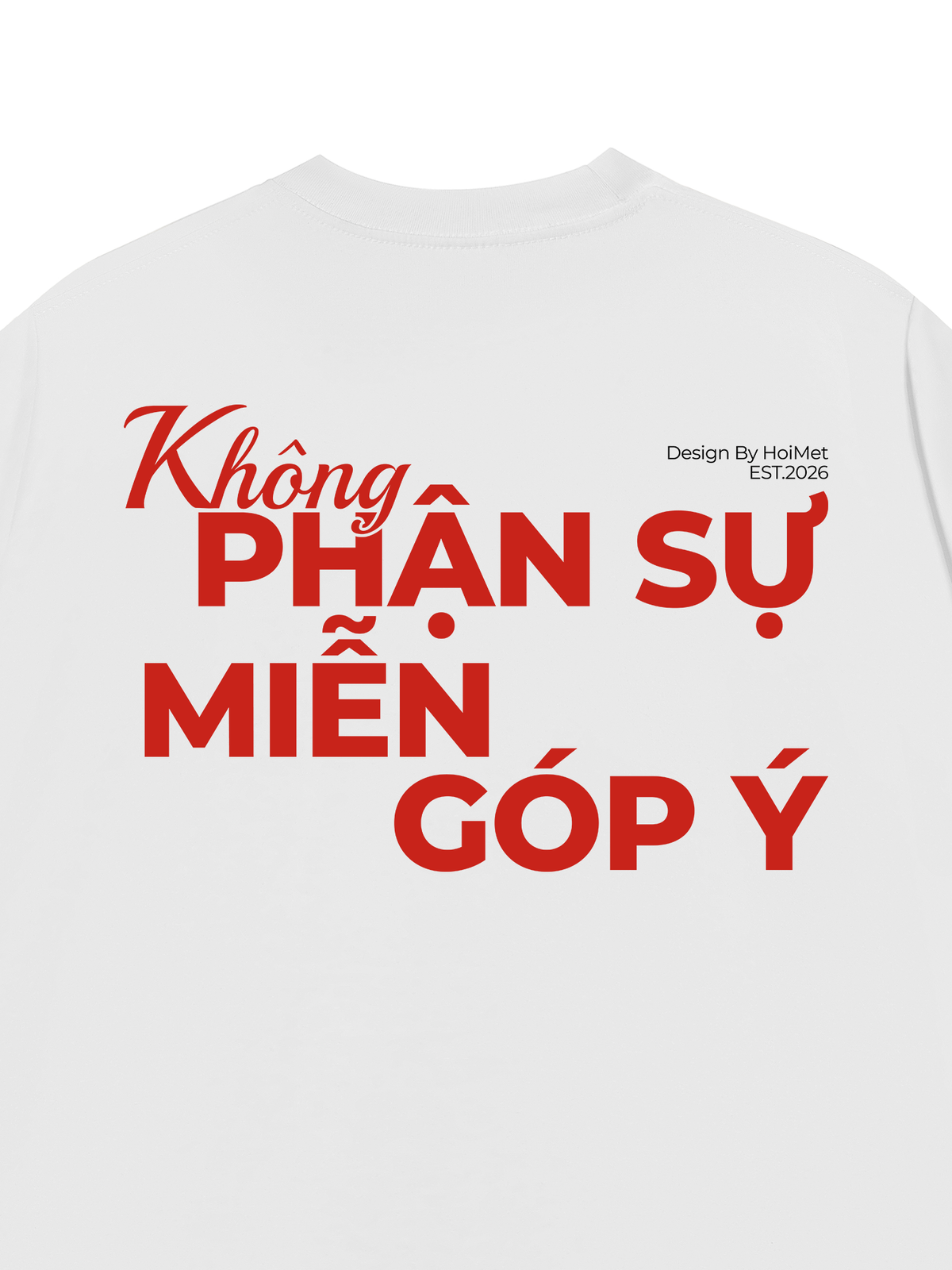 Áo Thun Relaxed Fit Không Phận Sự