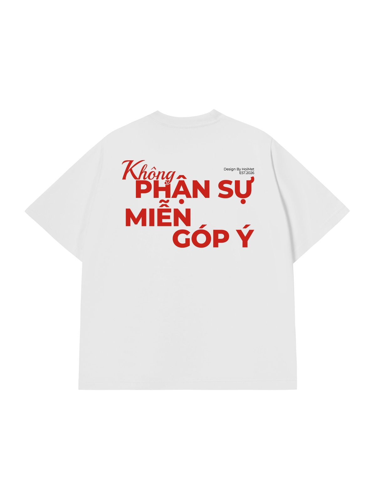 Áo Thun Relaxed Fit Không Phận Sự