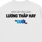 Áo Thun Relaxed Fit Lương Thấp Hay Cười