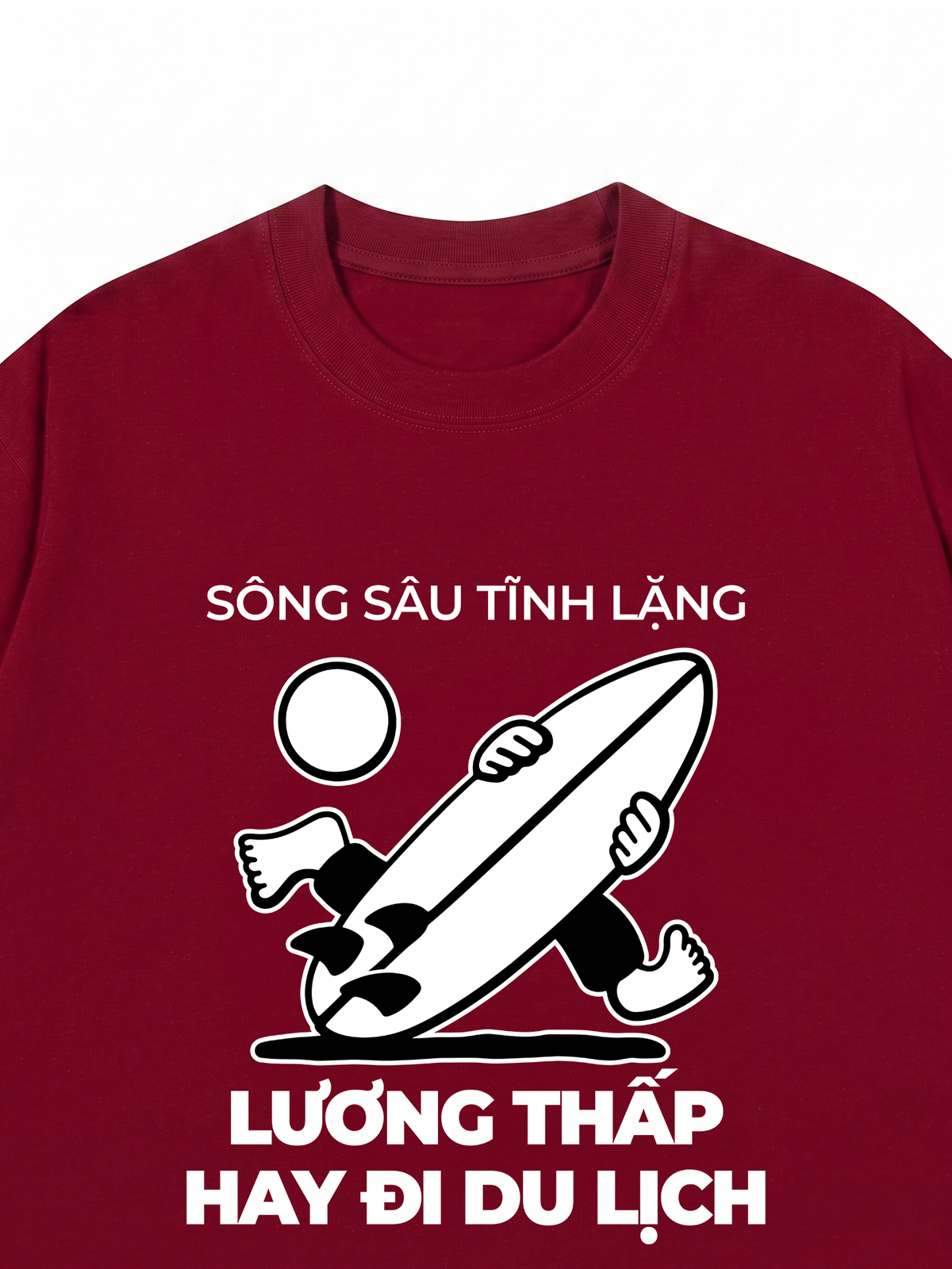 Áo Thun Relaxed Fit Lương Thấp Hay Đi Du Lịch