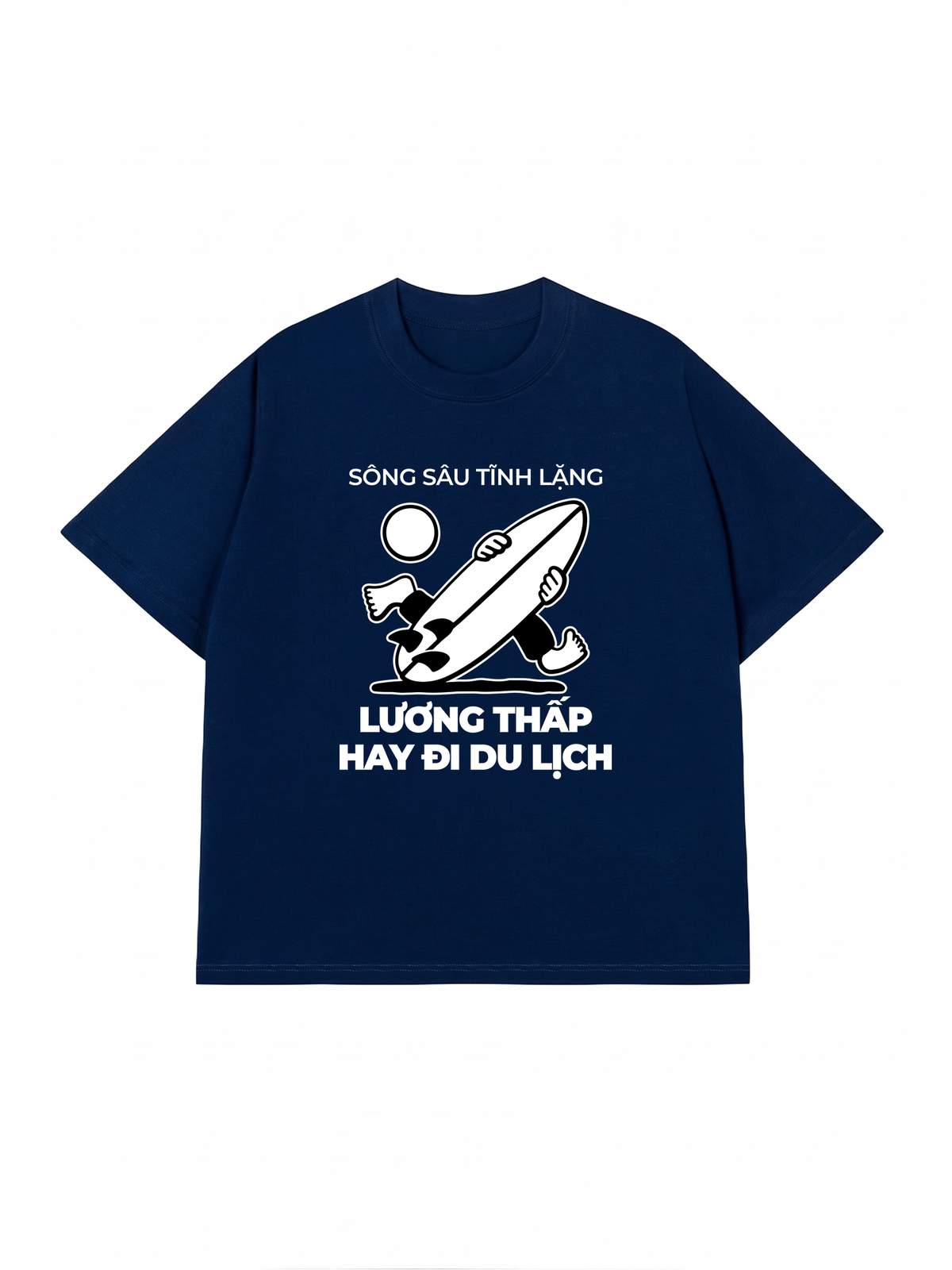 Áo Thun Relaxed Fit Lương Thấp Hay Đi Du Lịch