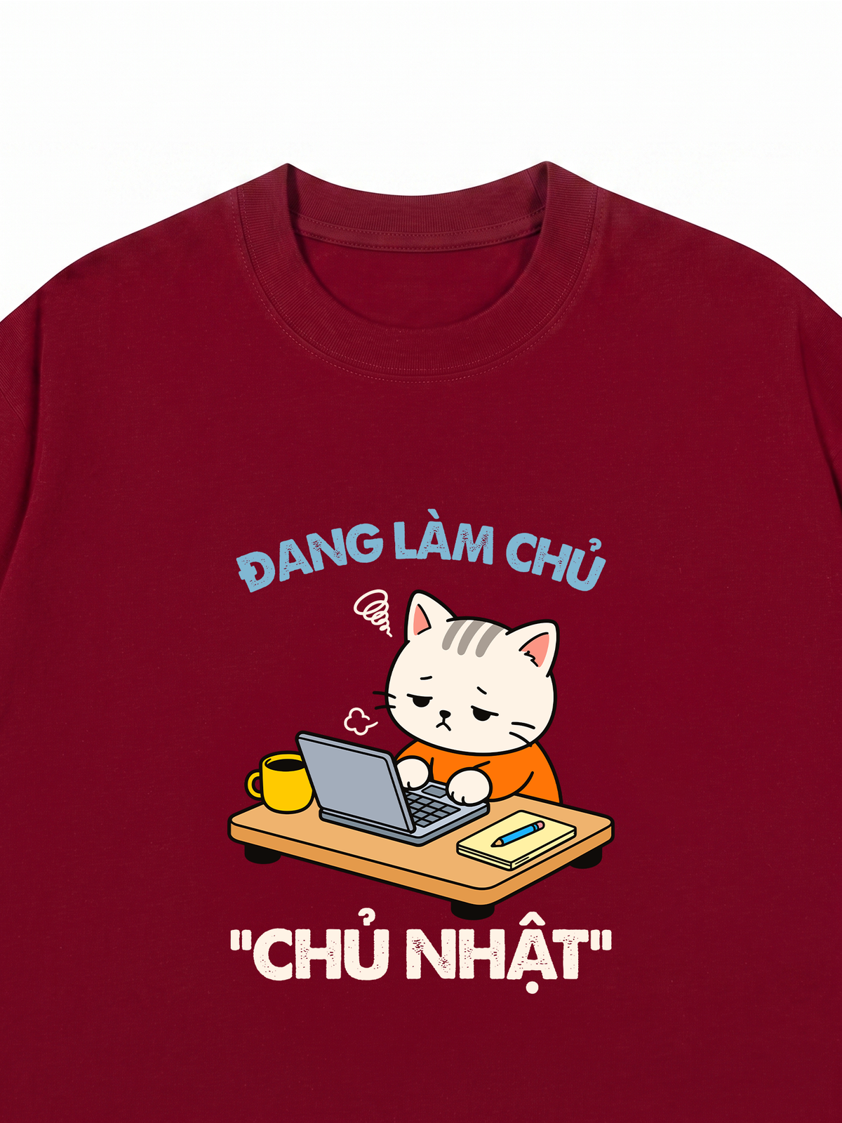Áo Thun Relaxed Fit Làm Chủ Nhật