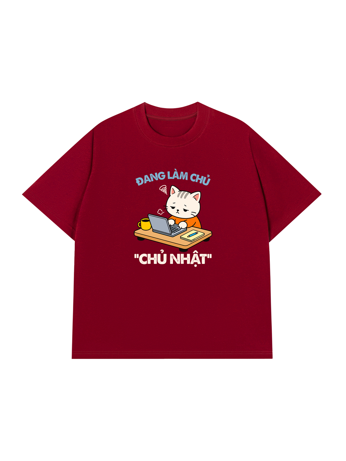 Áo Thun Relaxed Fit Làm Chủ Nhật