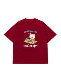 Áo Thun Relaxed Fit Làm Chủ Nhật