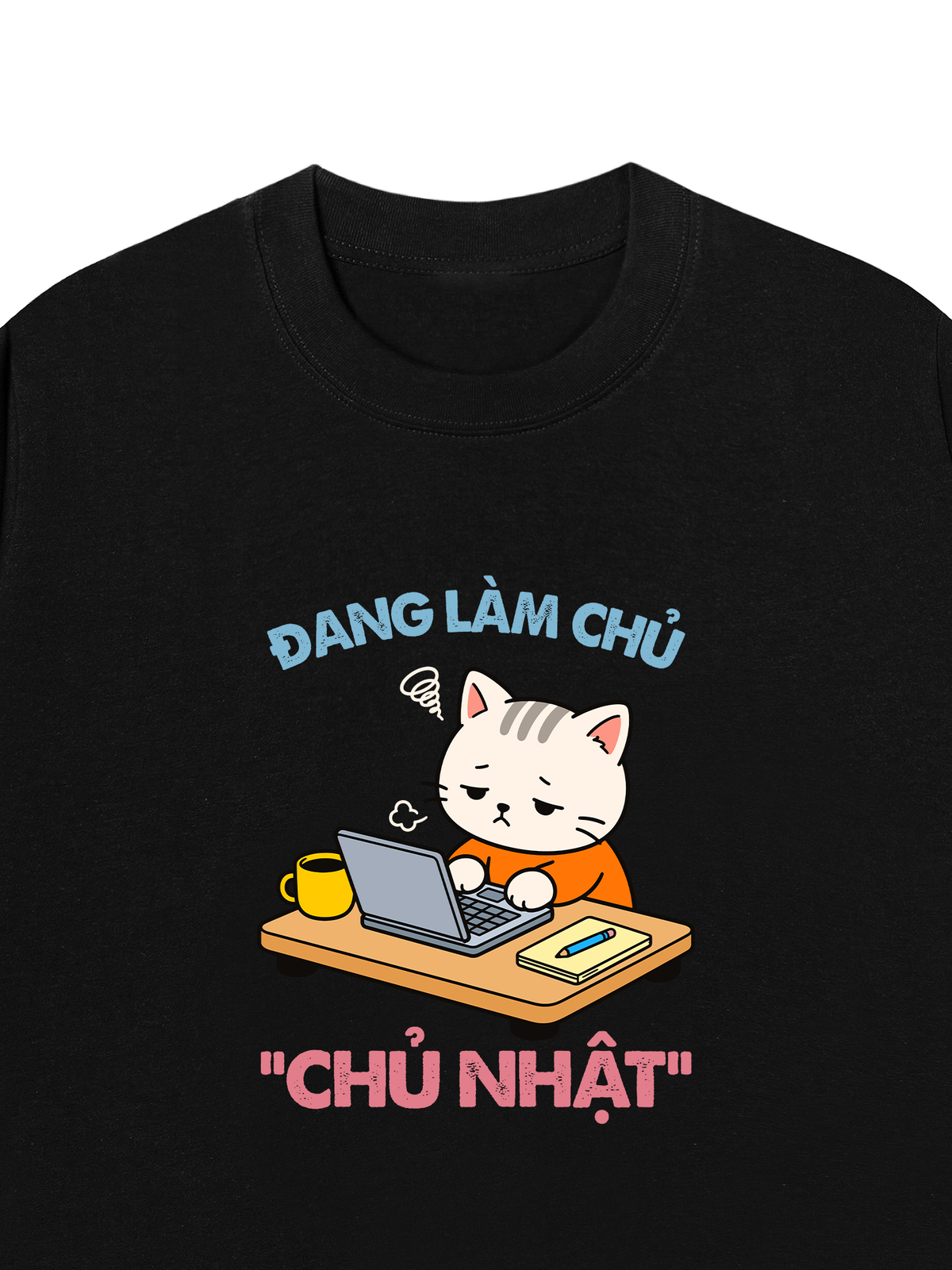 Áo Thun Relaxed Fit Làm Chủ Nhật