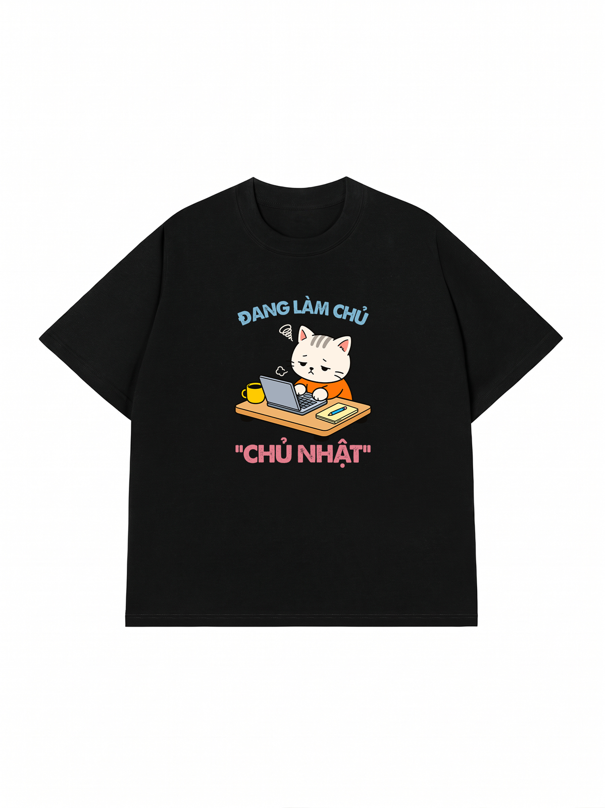 Áo Thun Relaxed Fit Làm Chủ Nhật