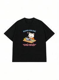 Áo Thun Relaxed Fit Làm Chủ Nhật