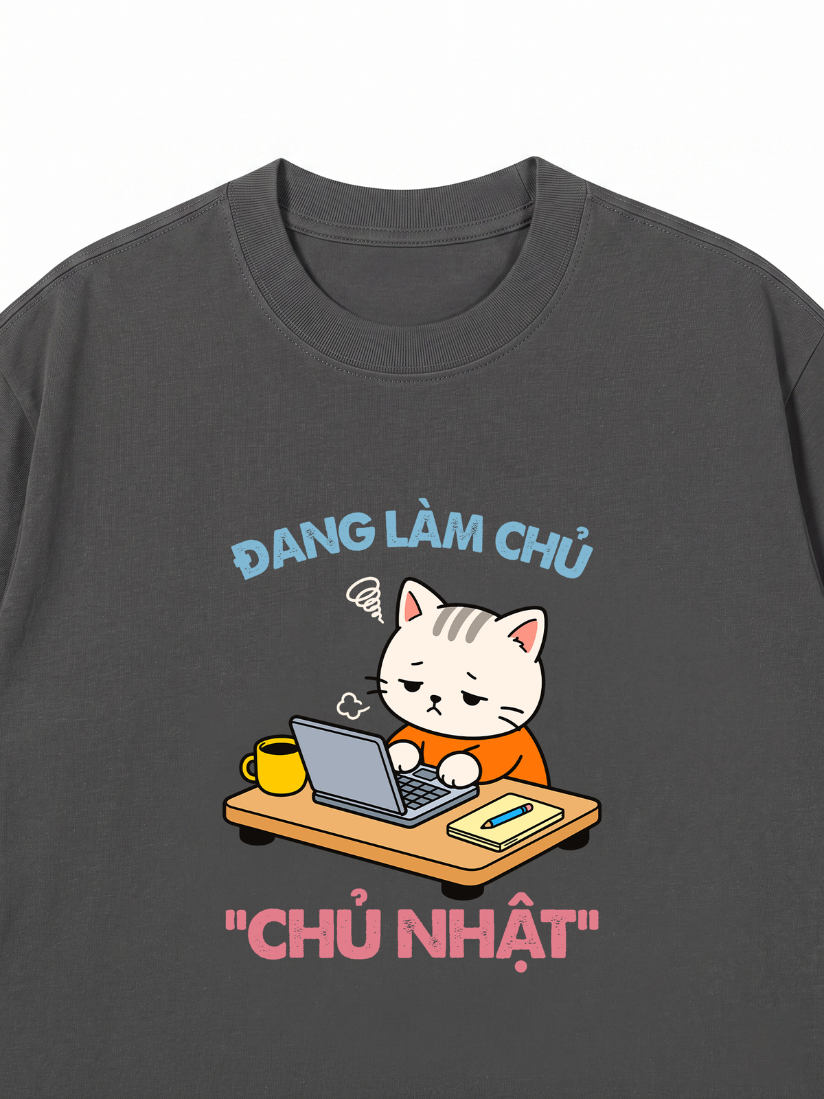 Áo Thun Relaxed Fit Làm Chủ Nhật