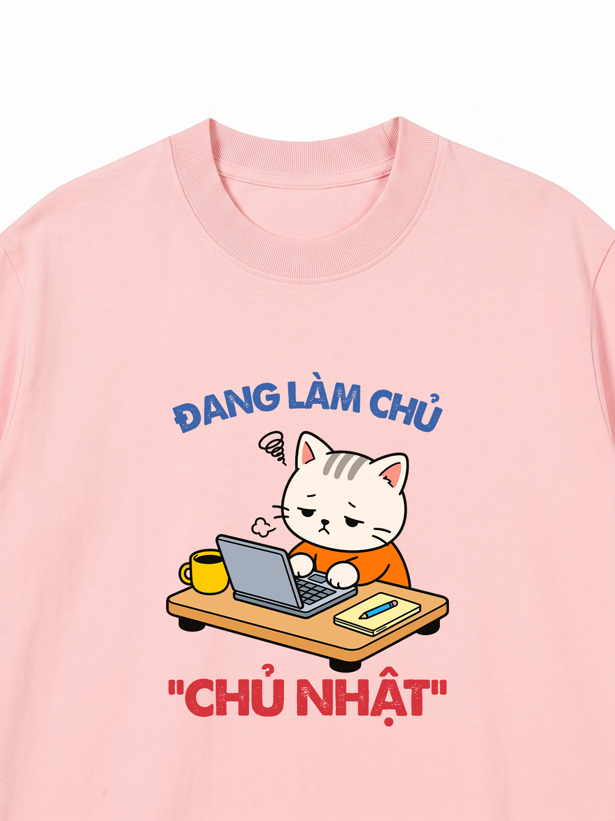 Áo Thun Relaxed Fit Làm Chủ Nhật