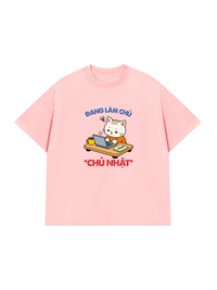 Áo Thun Relaxed Fit Làm Chủ Nhật