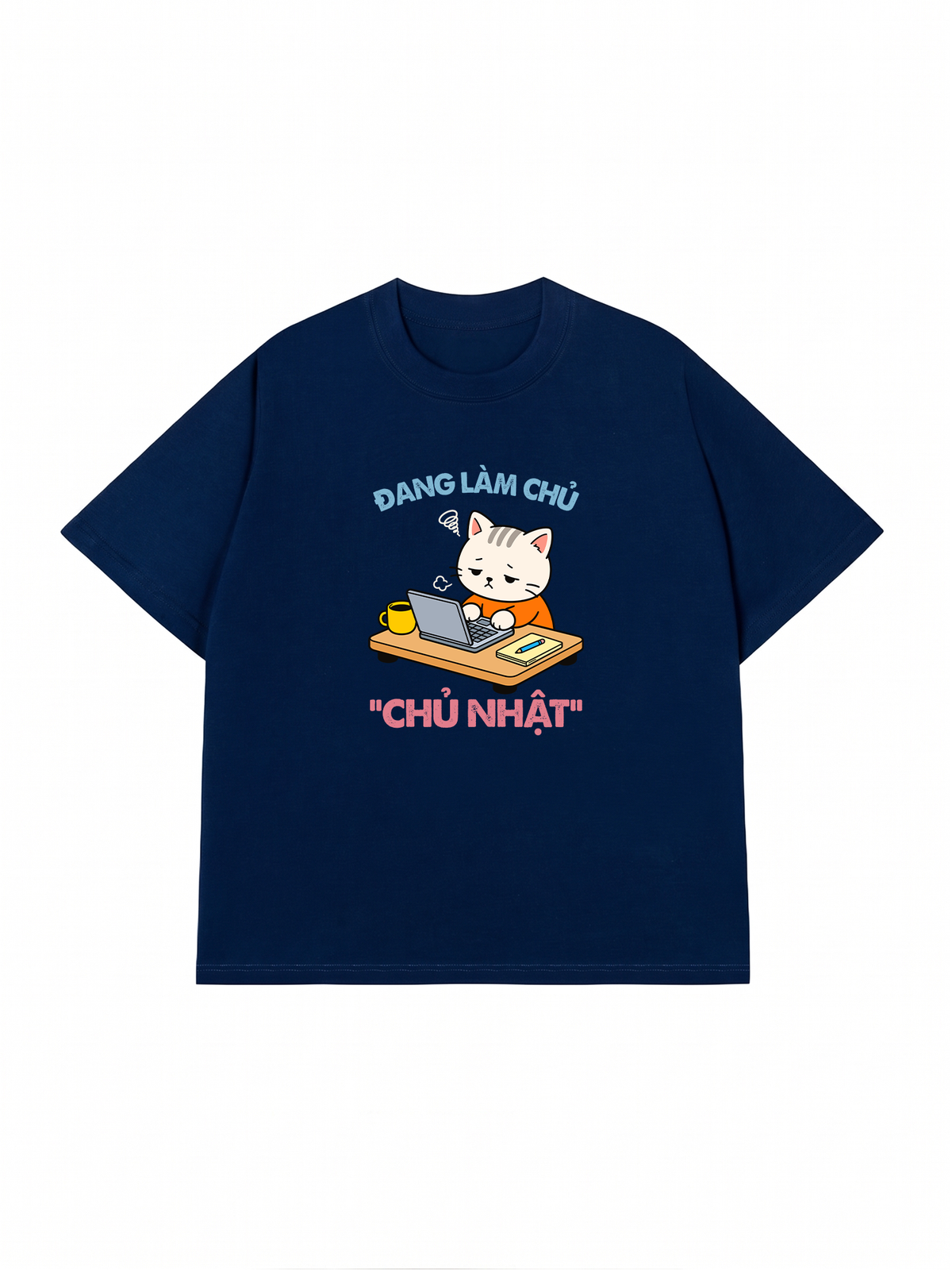 Áo Thun Relaxed Fit Làm Chủ Nhật