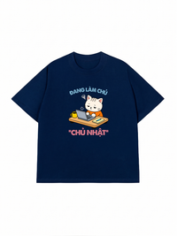 Áo Thun Relaxed Fit Làm Chủ Nhật