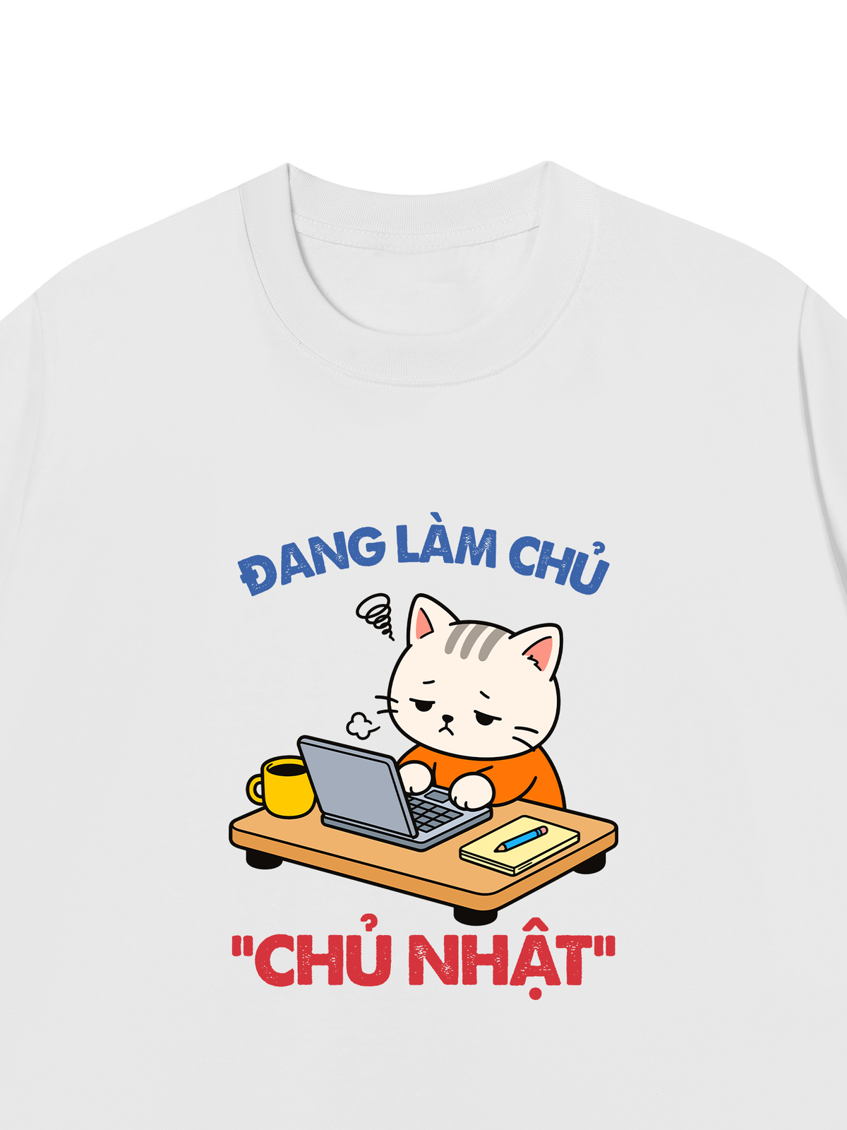 Áo Thun Relaxed Fit Làm Chủ Nhật