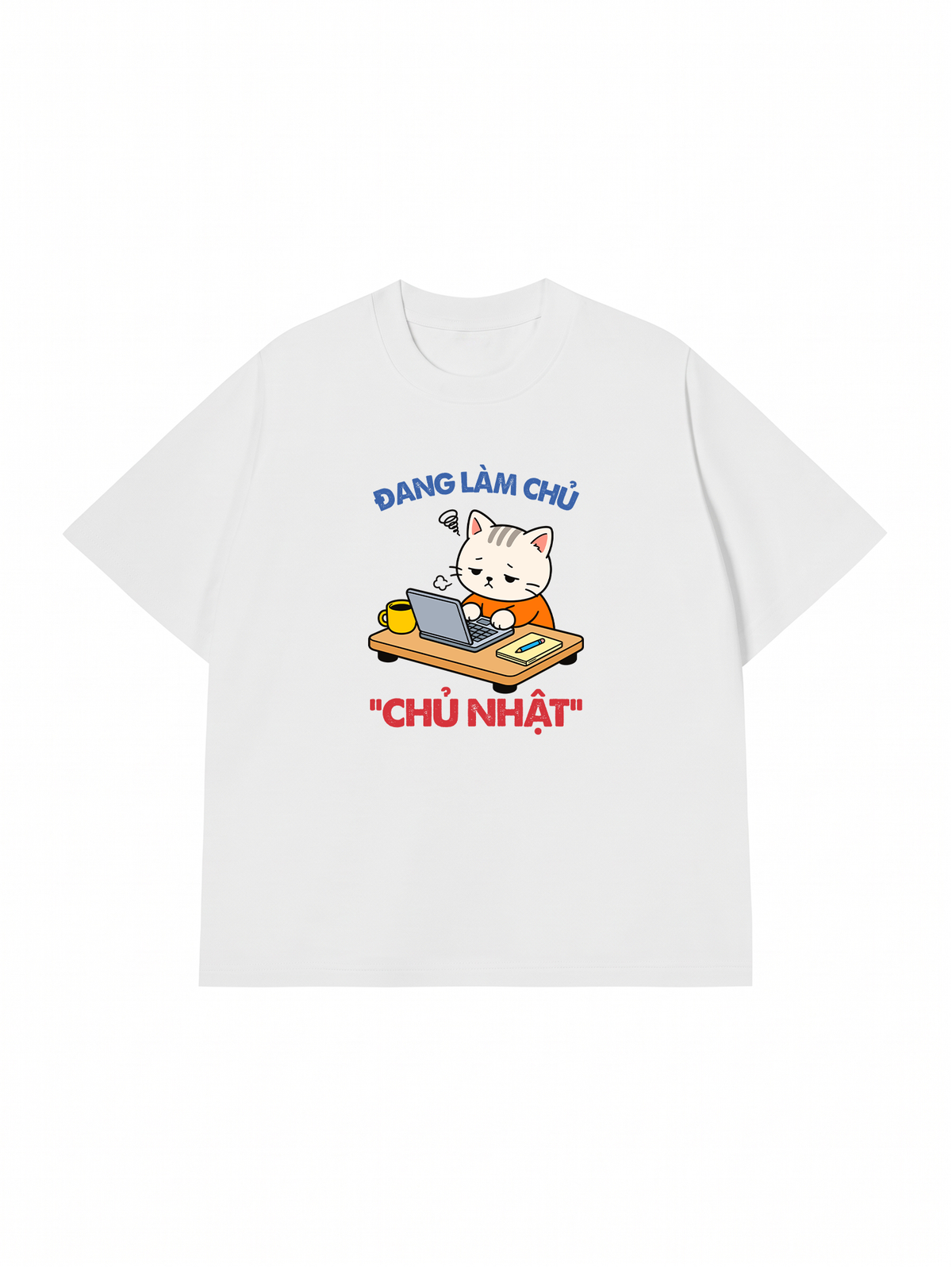 Áo Thun Relaxed Fit Làm Chủ Nhật