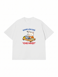 Áo Thun Relaxed Fit Làm Chủ Nhật