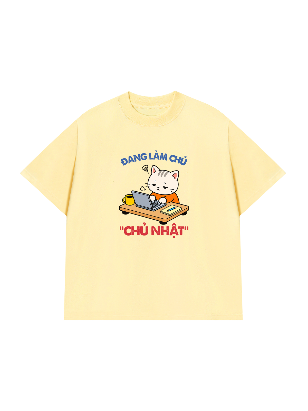 Áo Thun Relaxed Fit Làm Chủ Nhật
