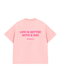 Áo Thun Relaxed Fit Life Is Better With A Dog