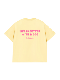 Áo Thun Relaxed Fit Life Is Better With A Dog