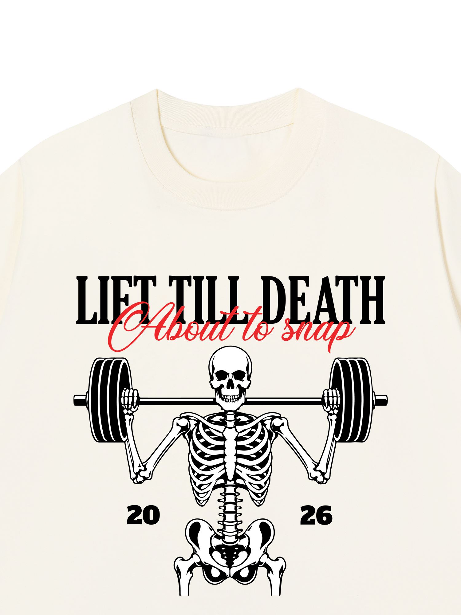 Áo Thun Relaxed Fit Lift Till Death