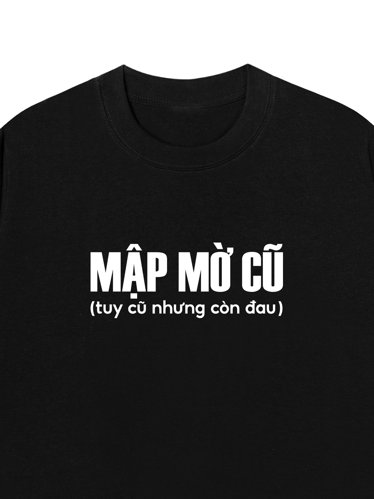 Áo Thun Relaxed Fit Mập Mờ Cũ
