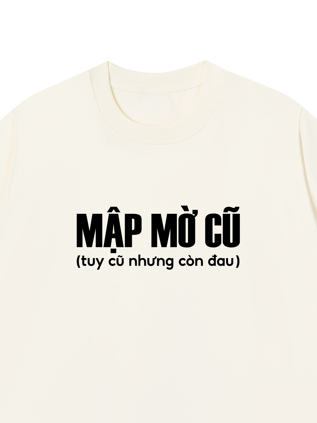 Áo Thun Relaxed Fit Mập Mờ Cũ