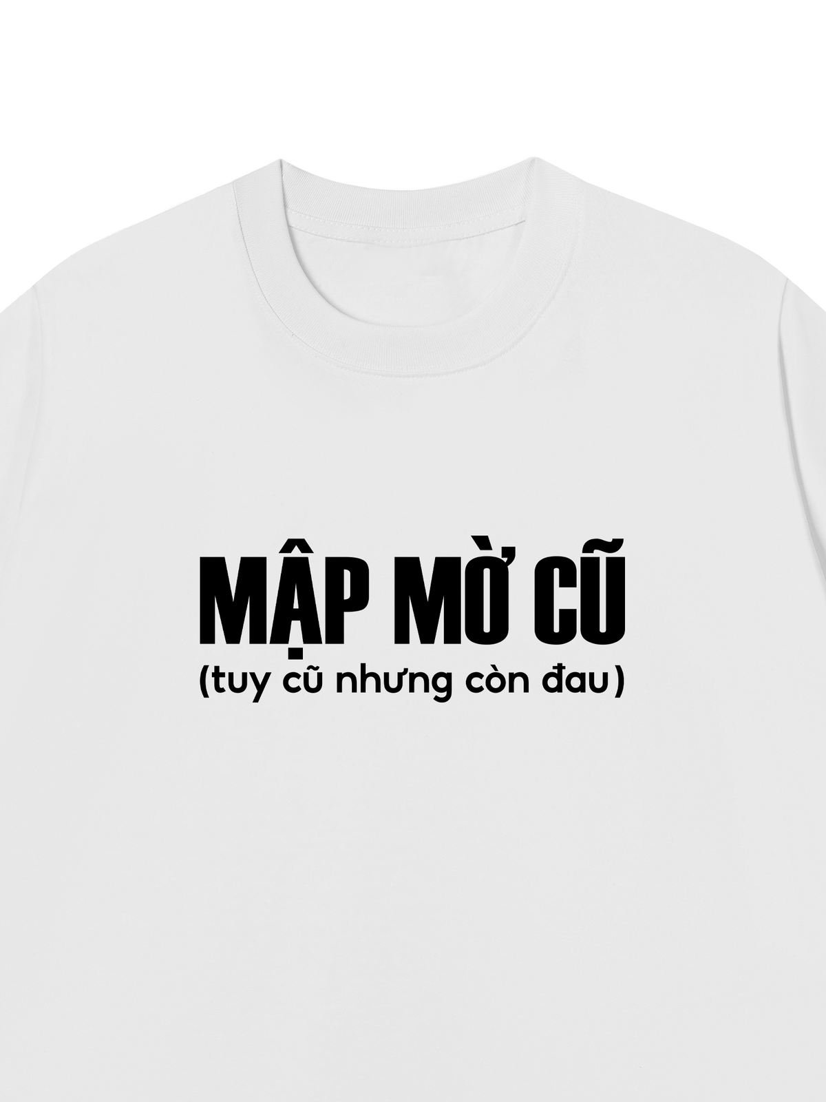 Áo Thun Relaxed Fit Mập Mờ Cũ