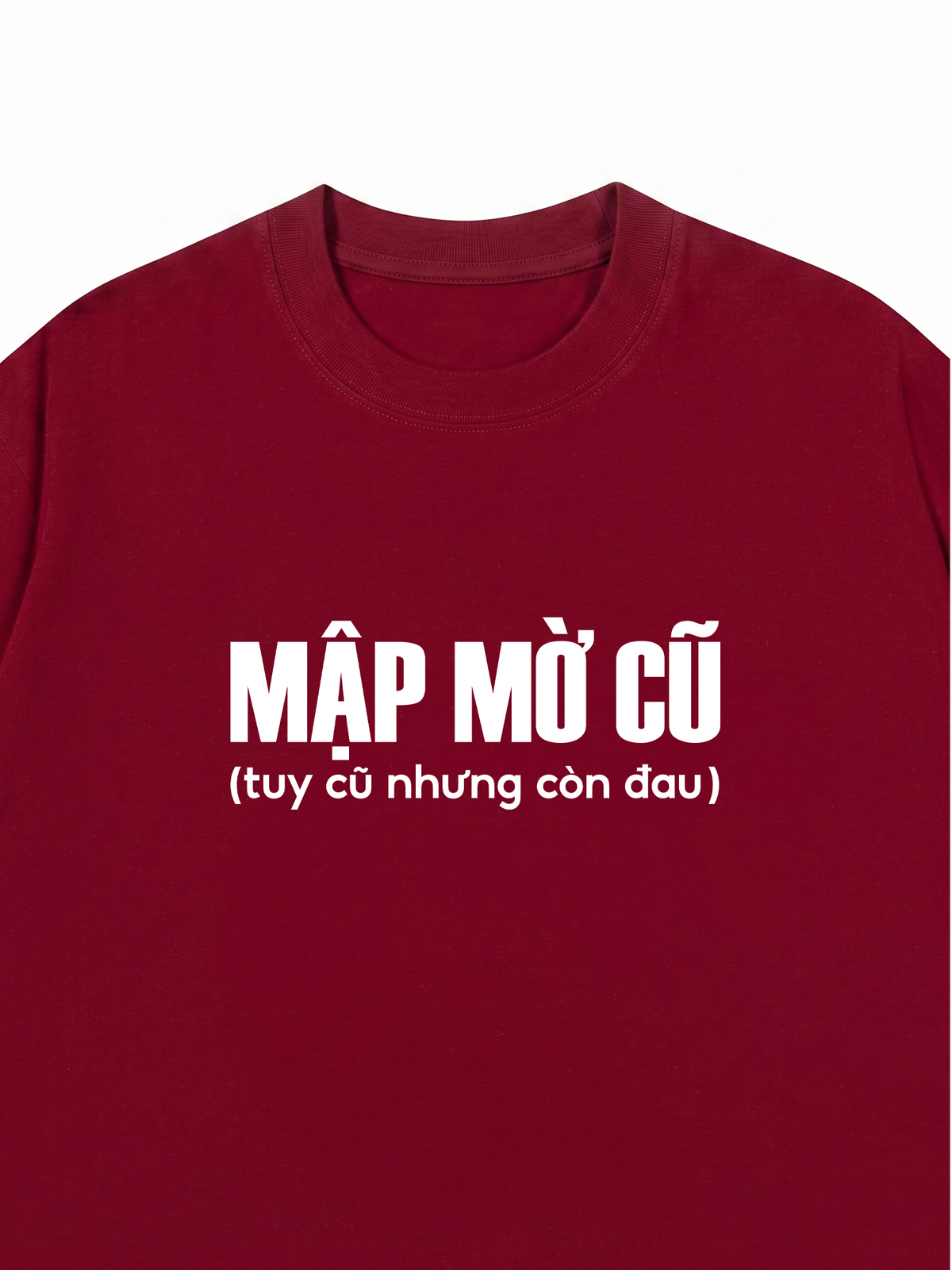 Áo Thun Relaxed Fit Mập Mờ Cũ