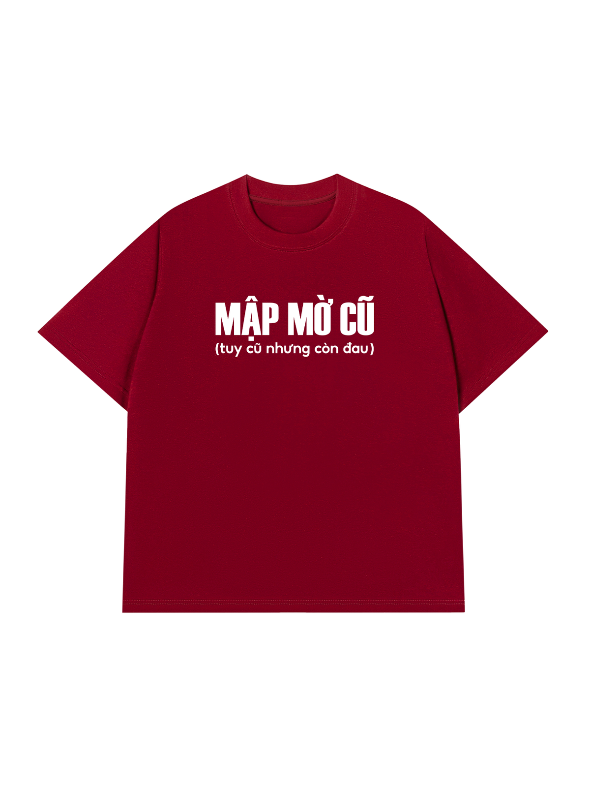Áo Thun Relaxed Fit Mập Mờ Cũ