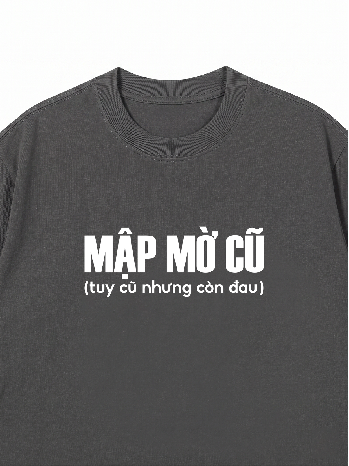 Áo Thun Relaxed Fit Mập Mờ Cũ