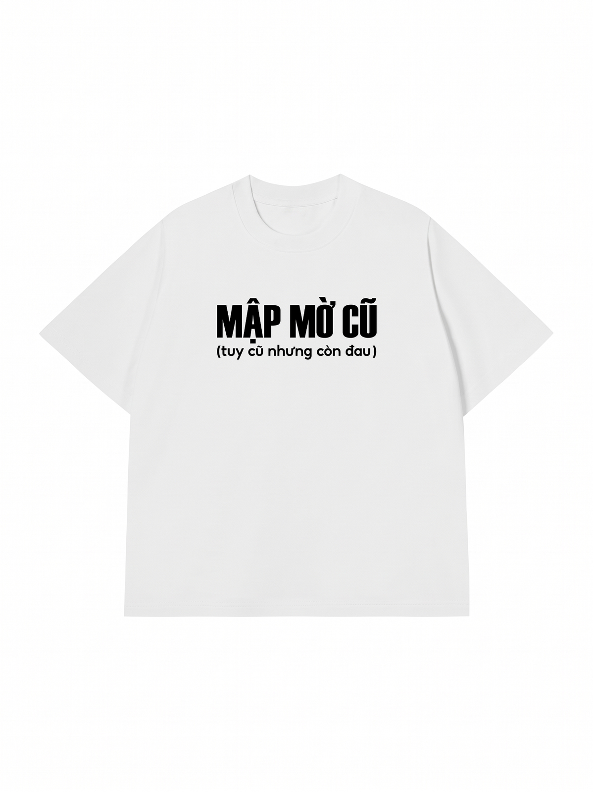 Áo Thun Relaxed Fit Mập Mờ Cũ
