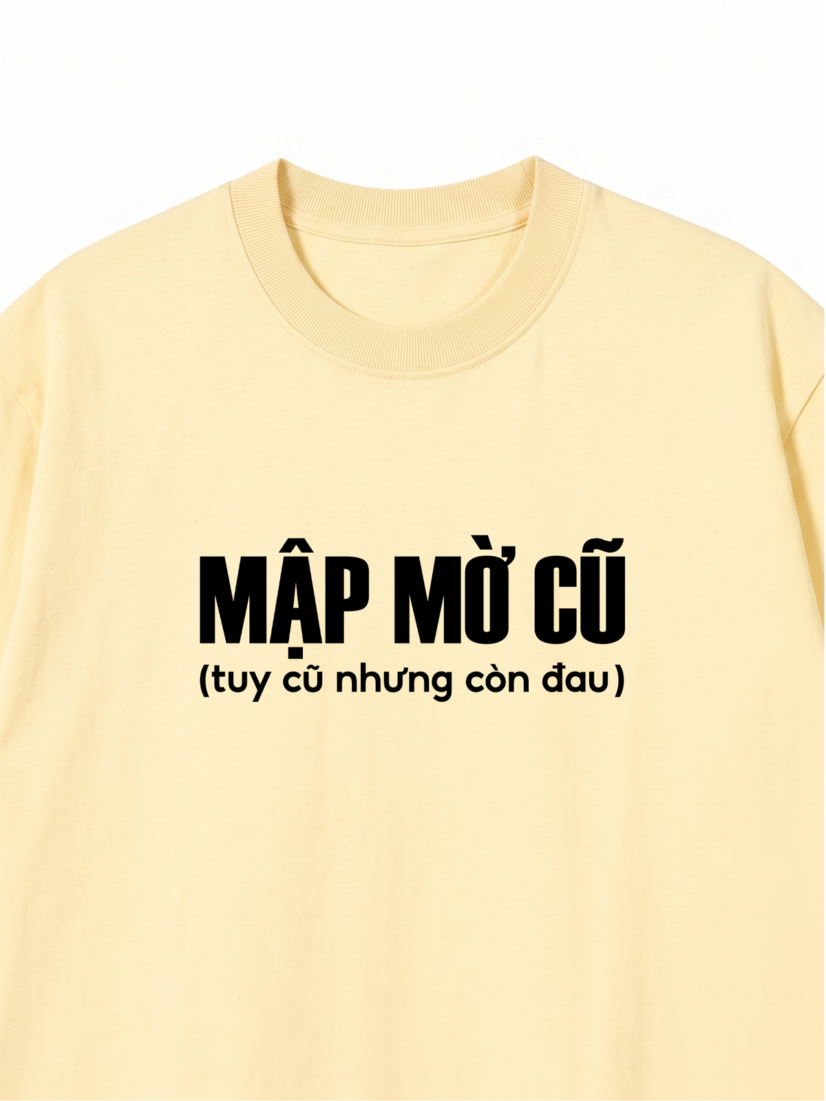 Áo Thun Relaxed Fit Mập Mờ Cũ