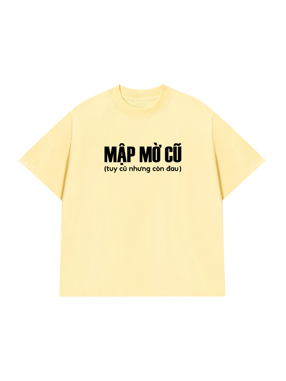 Áo Thun Relaxed Fit Mập Mờ Cũ