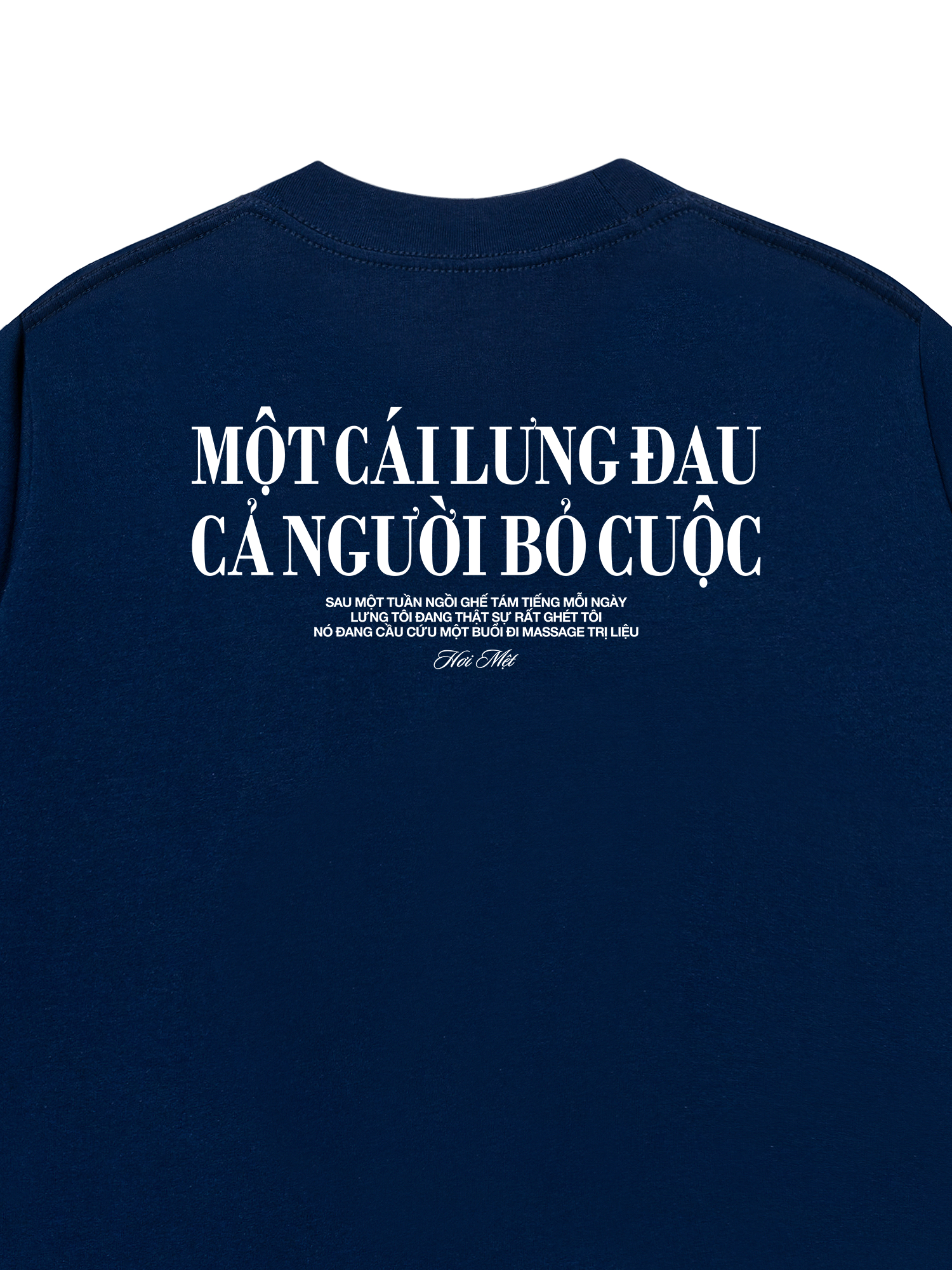 Áo Thun Relaxed Fit Một Cái Lưng Đau