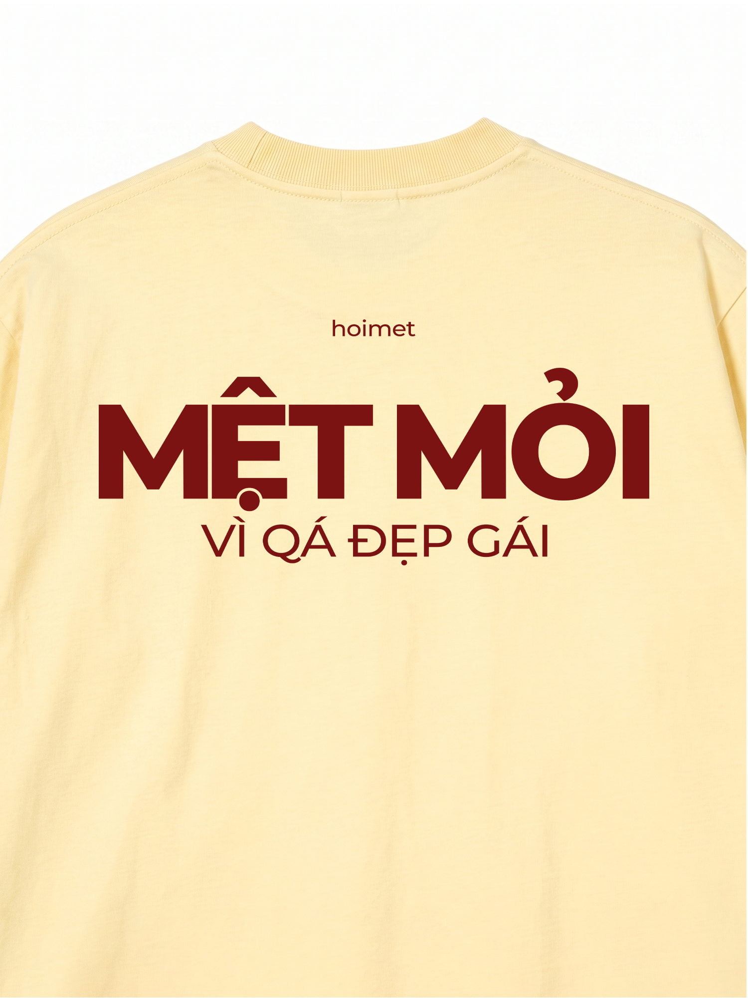 Áo Thun Relaxed Fit Mệt Mỏi Vì Đẹp Gái