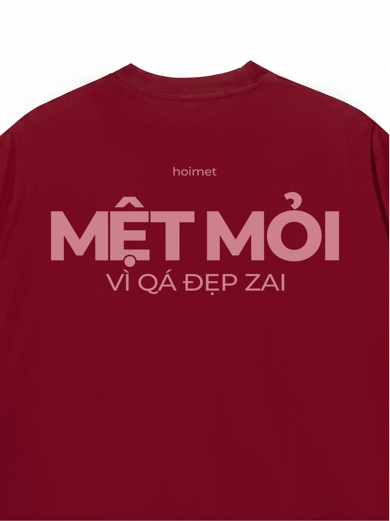 Áo Thun Relaxed Fit Mệt Mỏi Vì Đẹp Trai