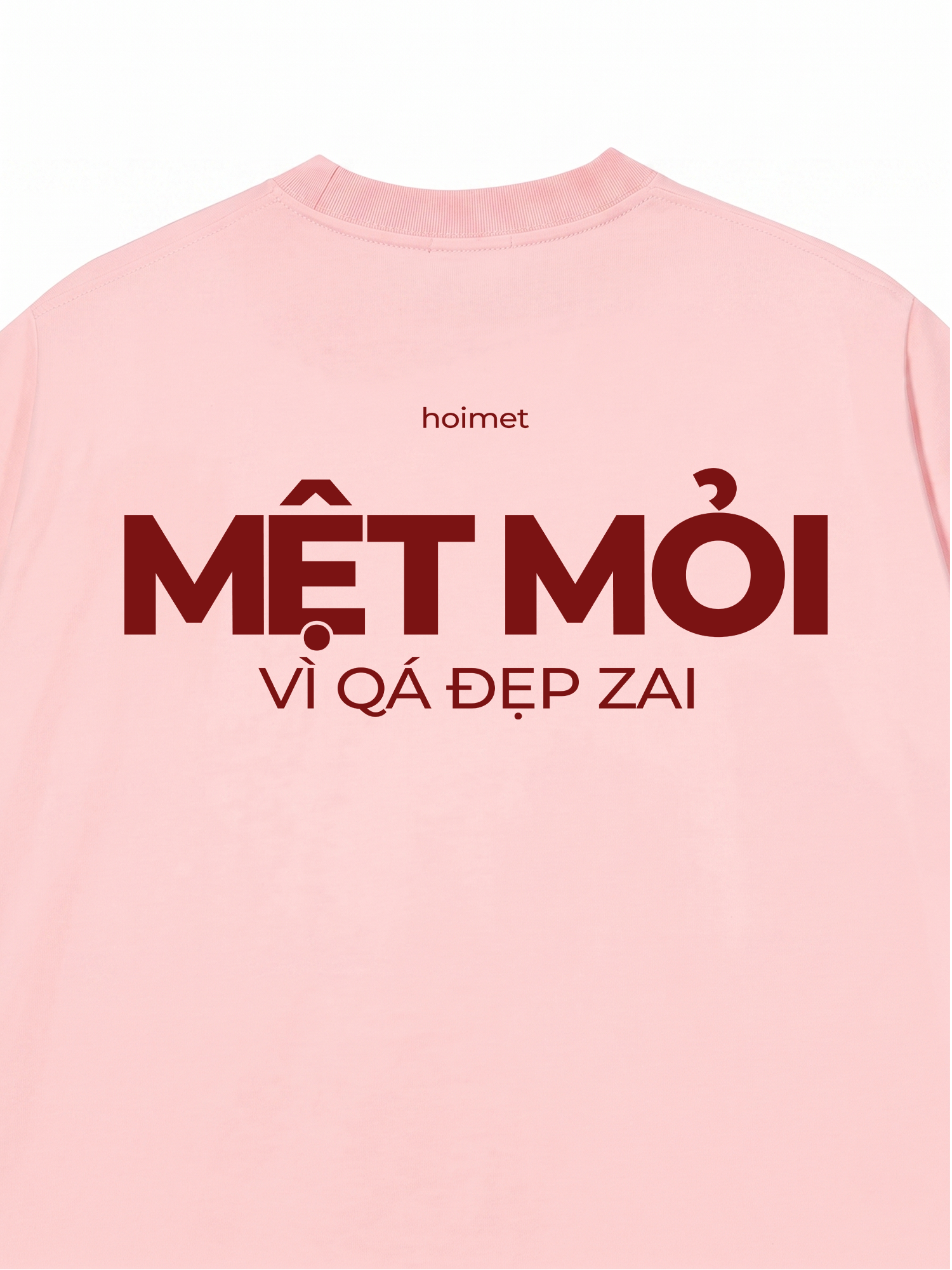 Áo Thun Relaxed Fit Mệt Mỏi Vì Đẹp Trai